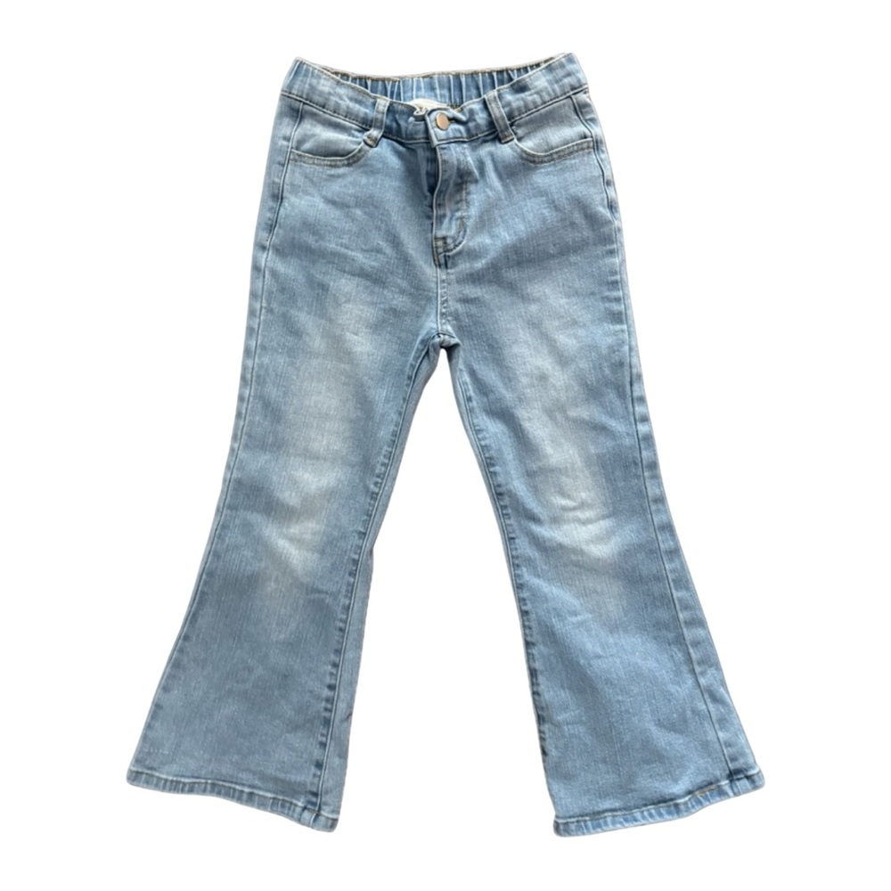 Hayden girls medium Flared Elastic Waist Stretch Denim Jeans excellent condition